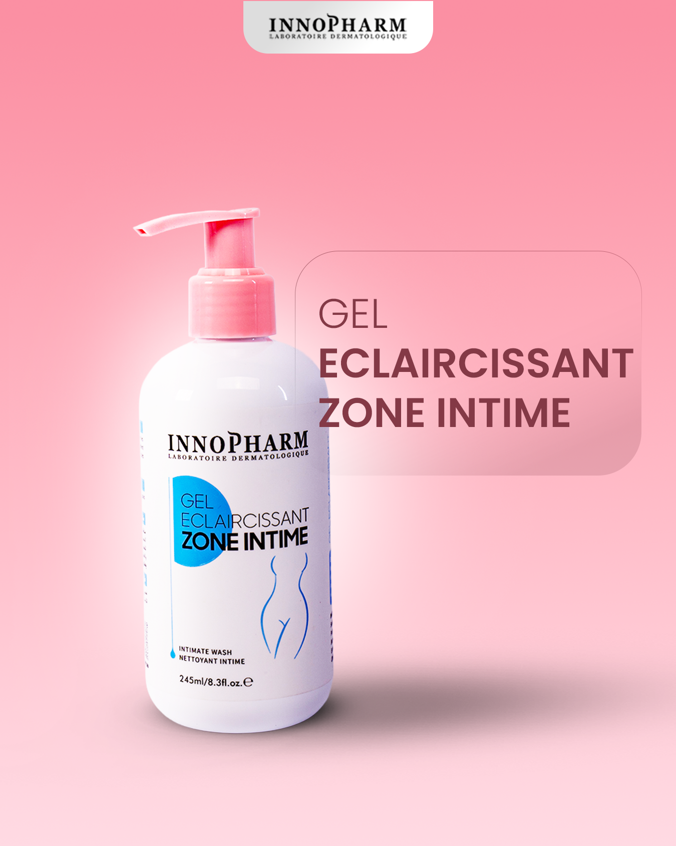 Innopharm Gel Eclaircissant Zone Intime 245ml